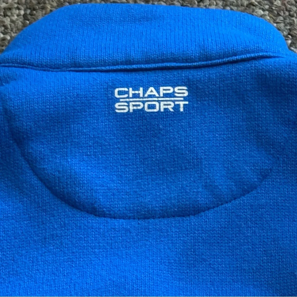 Chaps Royal Blue Fleece Vest Size XL‎ Adult Full Zip